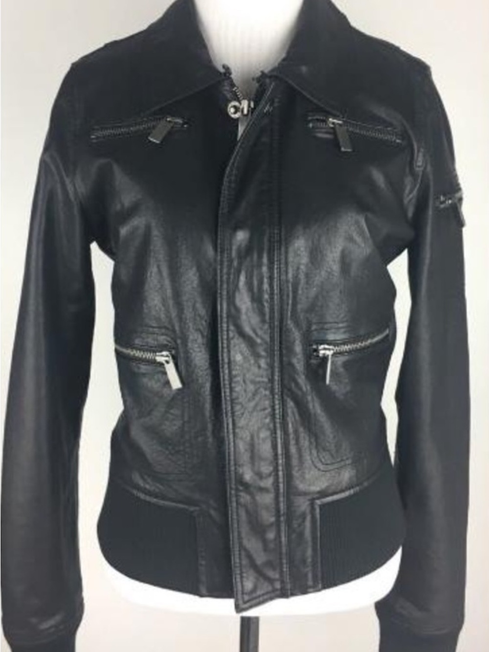 Line The Label Lambskin Leather Jacket - Size S